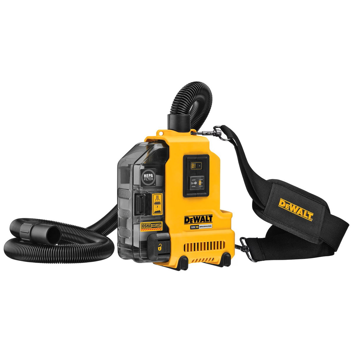 DeWalt DWH161N-XJ Brushless Αναρροφητήρας (Απορροφητήρας) - Εξαγωγέας Σκόνης Μπαταρίας Για Δράπανα SDS 18V Li-Ion SOLO
