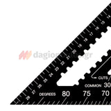 DeWalt DWHT25228-0 Επαγγελματικός Χάρακας - Τρίγωνο - Γωνιόμετρο Μέτρησης & Σχεδιασμού Αλουμινίου 300mm