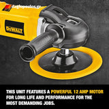 DeWalt DWP849X-QS Ηλεκτρικός Αλοιφαδόρος Στιλβωτής 1250W 230mm