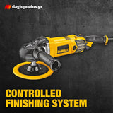 DeWalt DWP849X-QS Ηλεκτρικός Αλοιφαδόρος Στιλβωτής 1250W 230mm