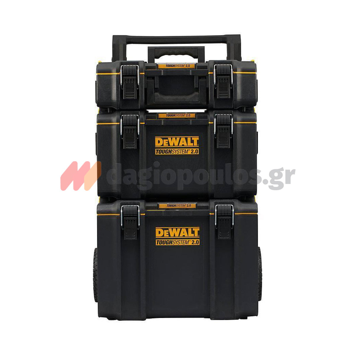 DeWalt DWST83402-1 Εργαλειοθήκη Τροχήλατη Σετ 3 Τεμ Tough System 2.0