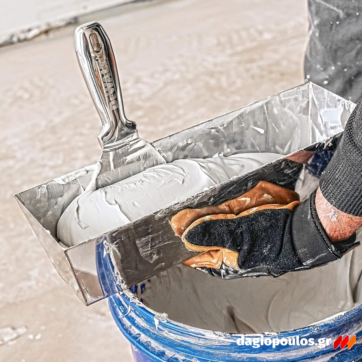 DeWalt DXTT-2-332 SS Mεταλλική Σκάφη Στόκου-Παρετίνας 12" 305mm Ανοξείδωτη