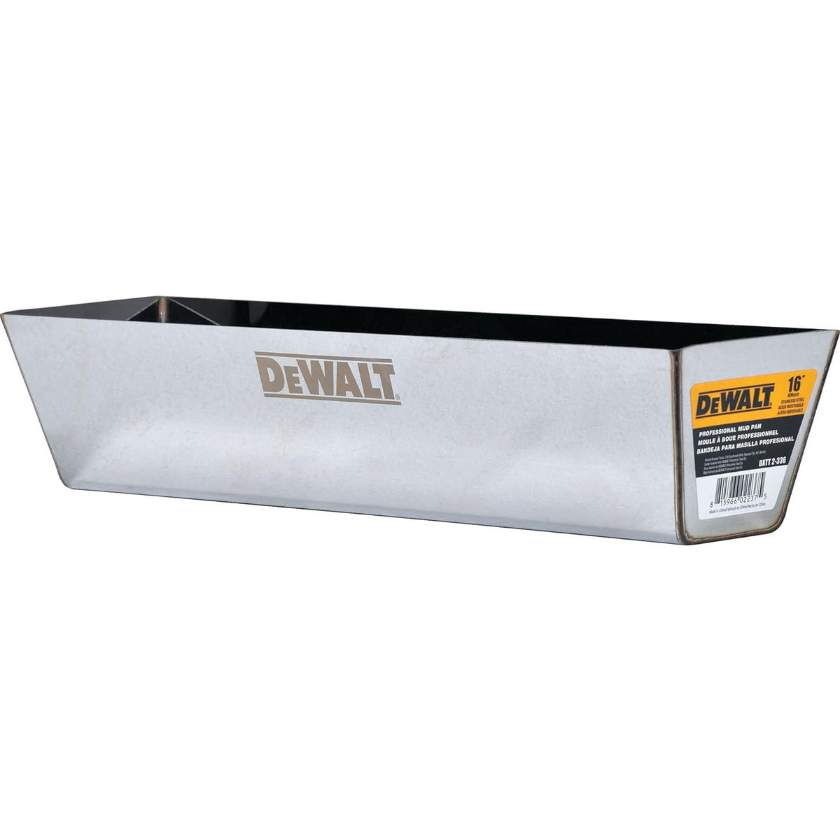 DeWalt DXTT-2-336 SS Mεταλλική Σκάφη Στόκου-Παρετίνας 16" 406mm Ανοξείδωτη