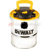 DeWalt DXV15A-QS Ηλεκτρική Σκούπα Στάχτης Με Ανοξείδωτο Κάδο 600W 15Lt