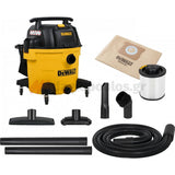DeWalt DXV34PTA-QT Ηλεκτρική Σκούπα Υγρών/Στερεών Αθόρυβη 1200W 34Lt Με Πρίζα για Εργαλεία
