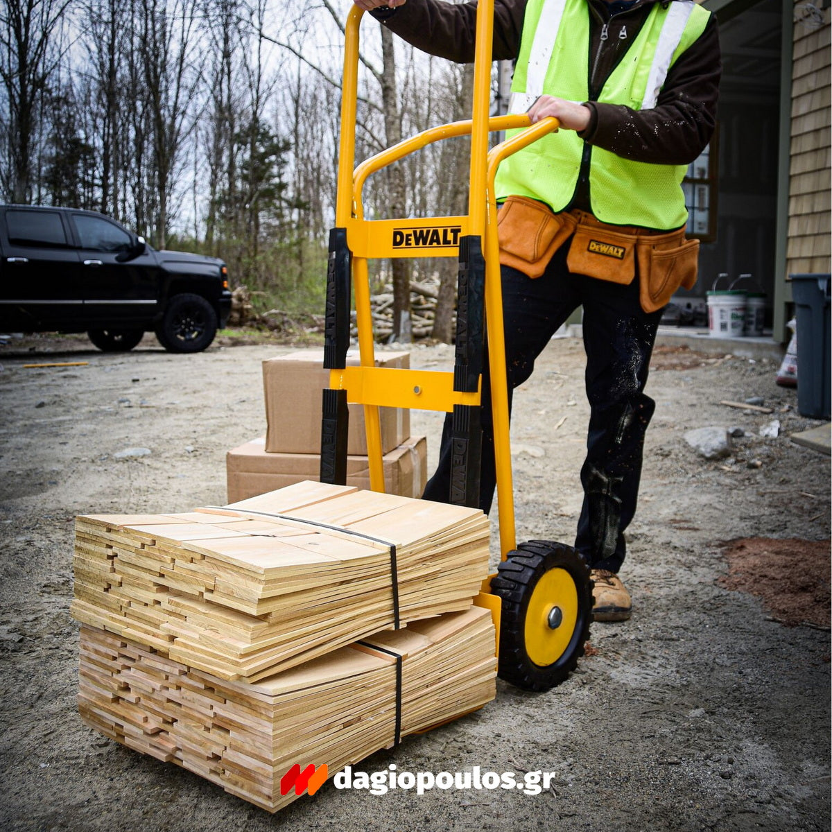 DeWalt DXWT-HT101 Καρότσι Μεταφοράς Με Εκτεταμένη Πλάτη 500Kgr