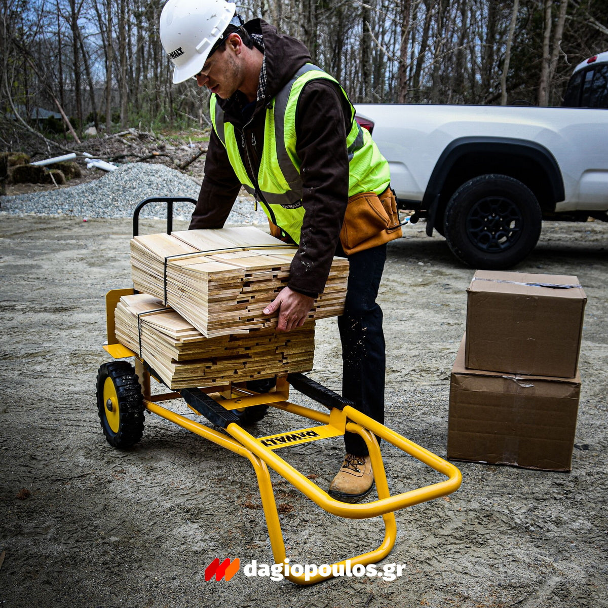 DeWalt DXWT-HT101-KIT Καρότσι Μεταφοράς Με Εκτεταμένη Πλάτη - Αναδιπλούμενη Μπάρα 500Kgr