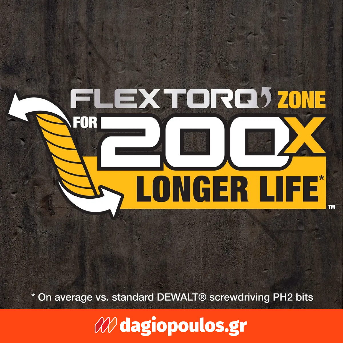 DeWalt DT70532T-QZ Extreme FLEXTORQ IR Torsion Συλλογή Μύτες Ph.2 57mm Σετ 2 Τεμ