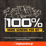 DeWalt DT70532T-QZ Extreme FLEXTORQ IR Torsion Συλλογή Μύτες Ph.2 57mm Σετ 2 Τεμ