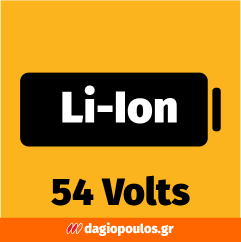DeWalt DCG418T2 Brushless Γωνιακός Τροχός Μπαταρίας Μπαταρίας 54V Li-Ion 125mm Με 2 Μπαταρίες 6.0Ah & Βαλίτσα TStak