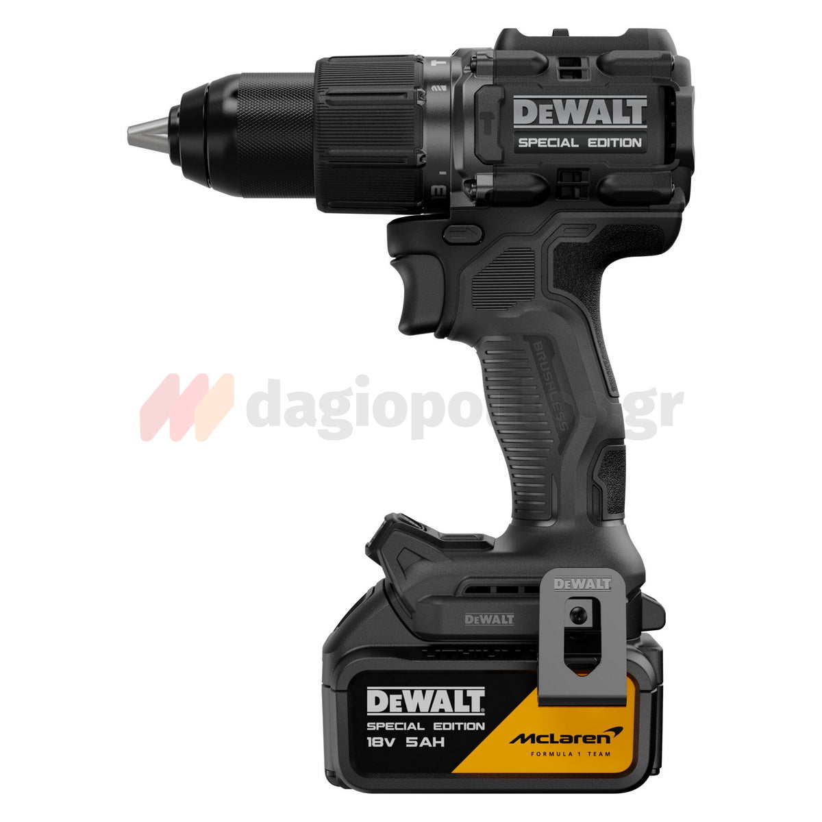 DeWalt McLaren DCD86MP2T-QW Κρουστικό Δραπανοκατσάβιδο 18V Li-Ion Με 2 Μπατ.5.0Ah - Βαλίτσα T-STAK