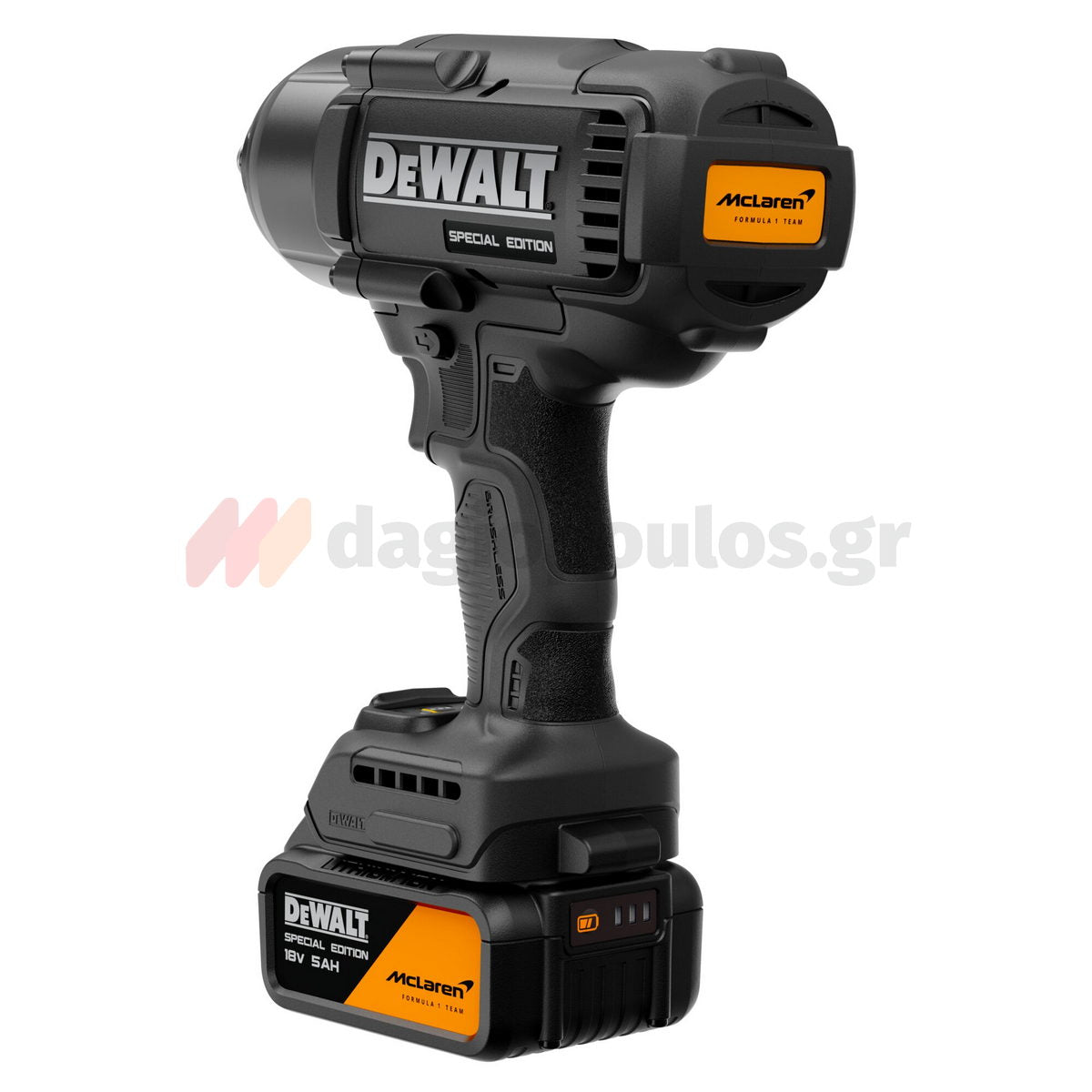 DeWalt McLaren DCF99MP2T-QW Brushless Μπουλονόκλειδο Μπαταρίας 1/2" 18V Li-Ion Με 2 Μπατ.5.0Ah - Βαλίτσα T-Stak