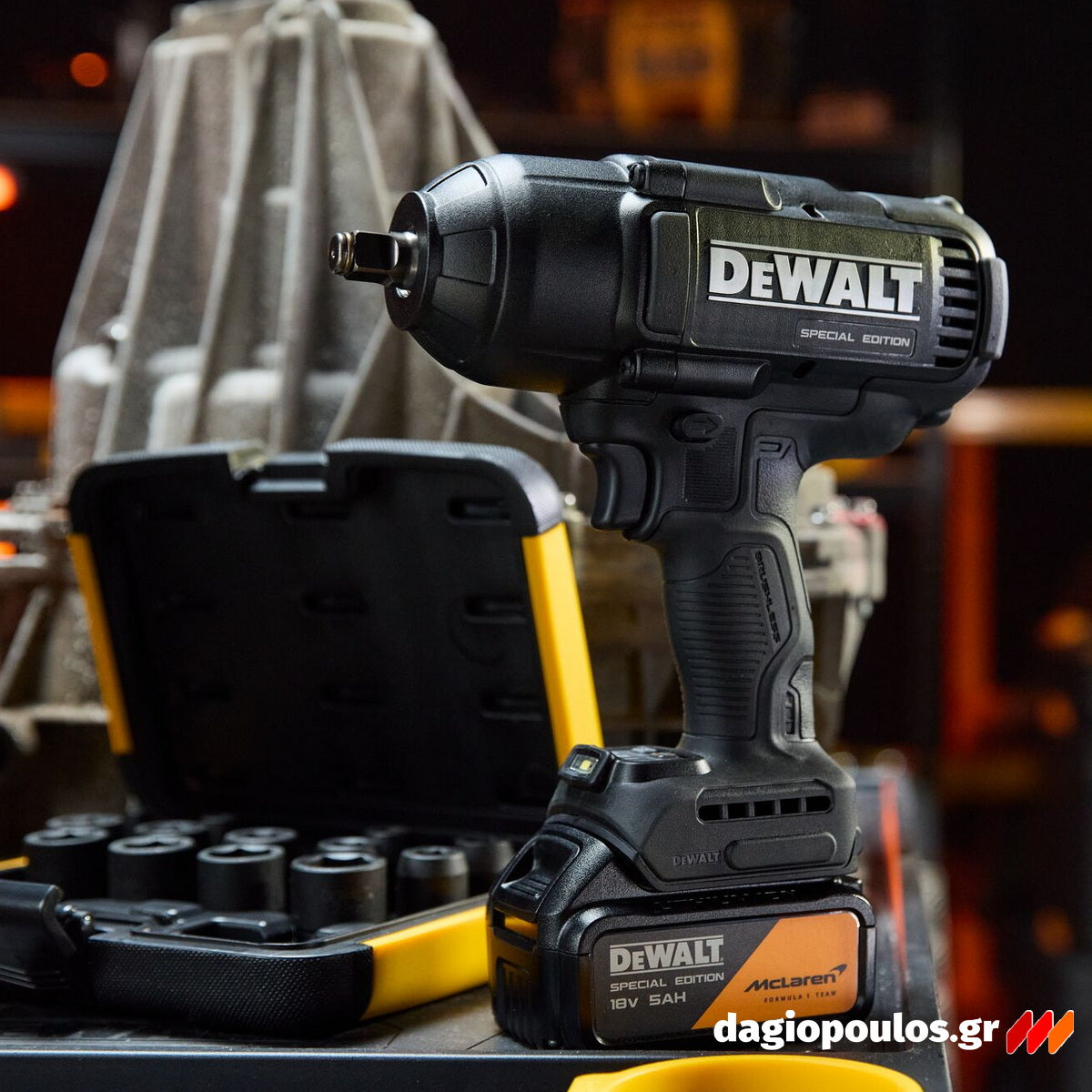 DeWalt McLaren DCF99MP2T-QW Brushless Μπουλονόκλειδο Μπαταρίας 1/2" 18V Li-Ion Με 2 Μπατ.5.0Ah - Βαλίτσα T-Stak