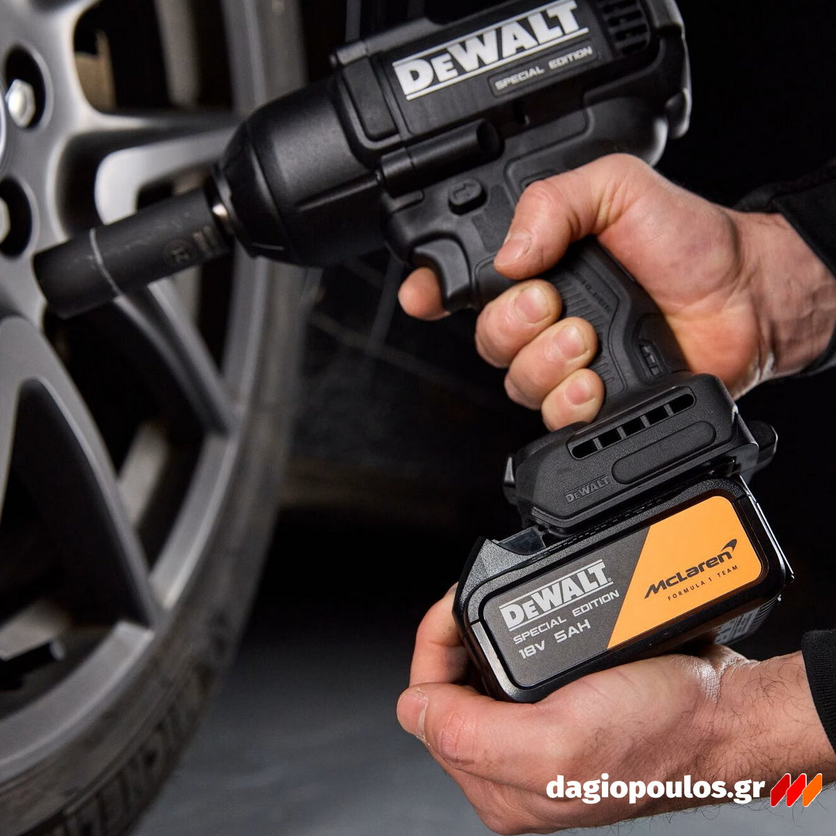 DeWalt McLaren DCF99MP2T-QW Brushless Μπουλονόκλειδο Μπαταρίας 1/2" 18V Li-Ion Με 2 Μπατ.5.0Ah - Βαλίτσα T-Stak