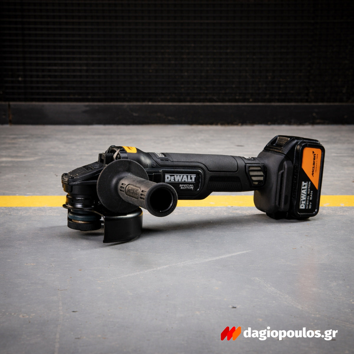 DeWalt McLaren DCG45MP2T-QW Brushless Γωνιακός Τροχός Μπαταρίας 18V Li-Ion 125mm Με 2 Μπατ.5.0Ah XR - Φορτιστή - Βαλίτσα T-Stak