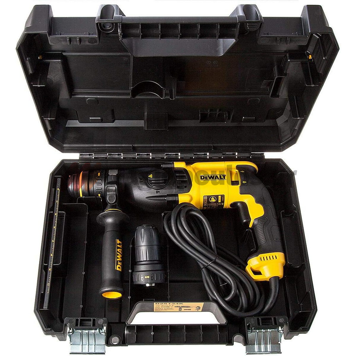 DeWalt D25134KP-QS SDS Plus Ηλεκτρικό Πνευματικό Πιστολέτο 2.8J 800W & Βαλίτσα T-Stak EXTRA Τσοκ Εξαρτήματα