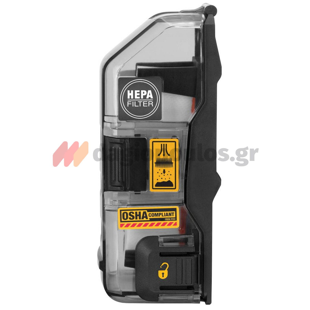 Dewalt D25303DH-XJ Brushless Αναρροφητήρας (Απορροφητήρας) - Συλλέκτης Σκόνης Μπαταρίας Για Δράπανα SDS 18V Li-Ion SOLO