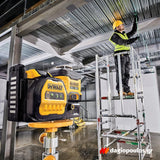 DeWalt DCE089D1G18-GB Αλφάδι Λέιζερ 3 x 360° 12V / 18V XR® Li-Ion Πολλαπλών Γραμμών Πράσινο Με Μπαταρία 2.0Ah - Βαλίτσα T-Stak