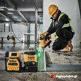 DeWalt DCE089D1G18-GB Αλφάδι Λέιζερ 3 x 360° 12V / 18V XR® Li-Ion Πολλαπλών Γραμμών Πράσινο Με Μπαταρία 2.0Ah - Βαλίτσα T-Stak