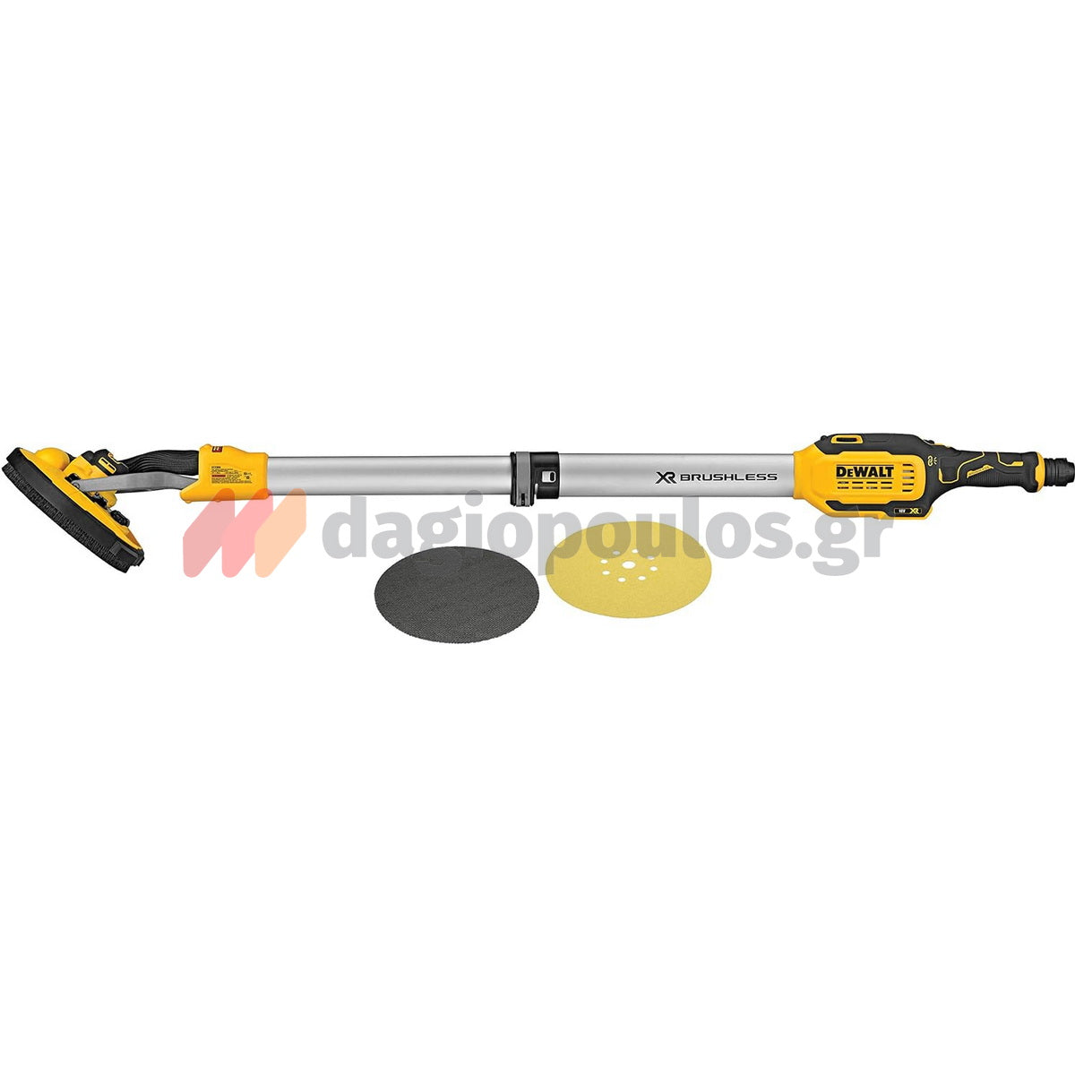 DeWalt DCE800N-XJ Brushless Τριβείο Τοίχου Γυψοσανίδας Ρυθμιζόμενο Πτυσσόμενο Μπαταρίας 18V LiIon 225mm SOLO Με Θήκη Μεταφοράς