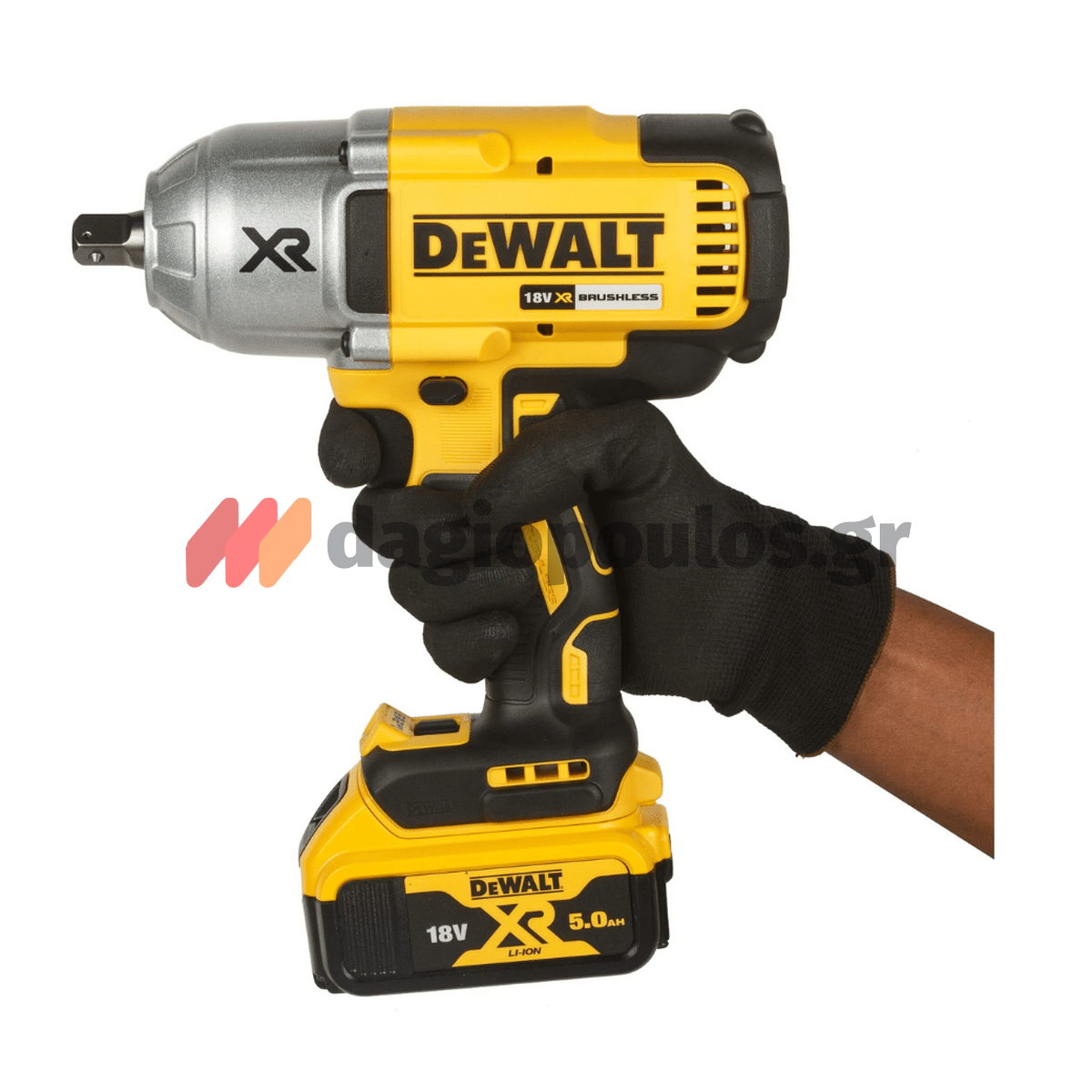DeWalt DCF899P2-QW Brushless Μπουλονόκλειδο Μπαταρίας 1/2" Με 2 Μπατ.5.0Ah - Τσάντα Μεταφοράς