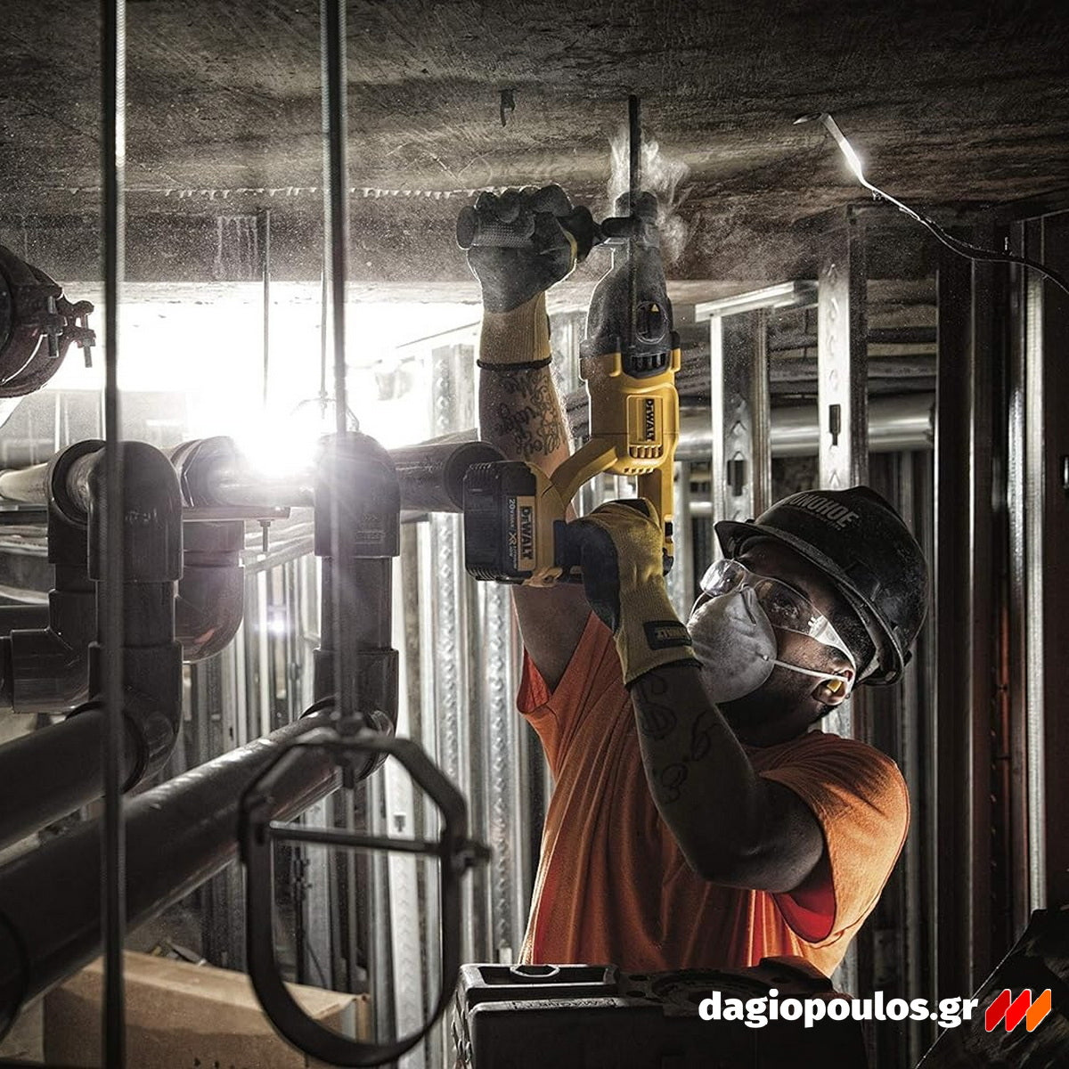DeWalt DCH133NT-XJ Brushless Πνευματικό Περιστροφικό Πιστολέτο Μπαταρίας 18V Li-Ion 2.6J 2.3Kgr SOLO Με Βαλίτσα T-Stak