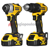 DeWalt DCK2062P2T Brushless Σετ Κρουστικό Δραπανοκατσάβιδο & Παλμικό Κατσαβίδι 18V Li-Ion Με 2 Μπαταρίες 5.0Ah & Βαλίτσα T-Stak