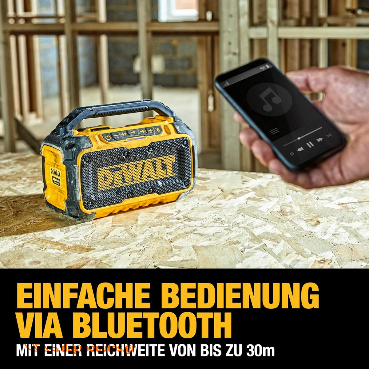 Dewalt DCR011 Ηχείο 18V Bluetooth | Dagiopoulos.gr