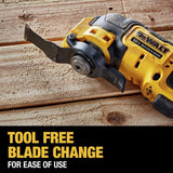 DeWalt DCS353NT Brushless Πολυεργαλείο Μπαταρίας 12V Li-Ion SOLO Με Εξαρτήματα & Βαλίτσα TStak
