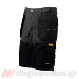 Dewalt DWC153-004 Hamden Κοντό Παντελόνι - Βερμούδα Εργασίας Γκρι