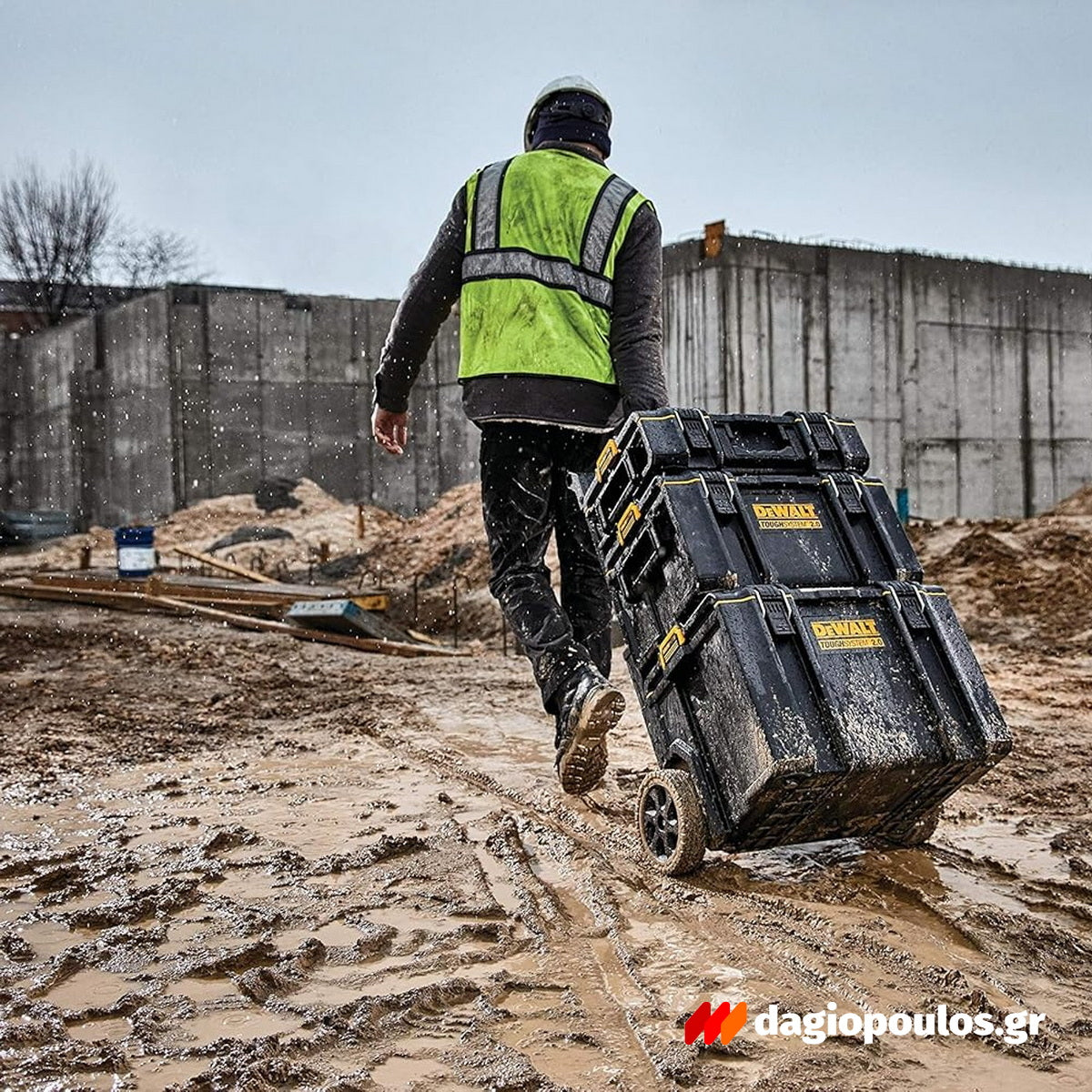 Dewalt DWST83295-1 Toughsystem 2.0 Τροχήλατο Μπαούλο Μεταφοράς & Αποθήκευσης Εργαλείων DS450