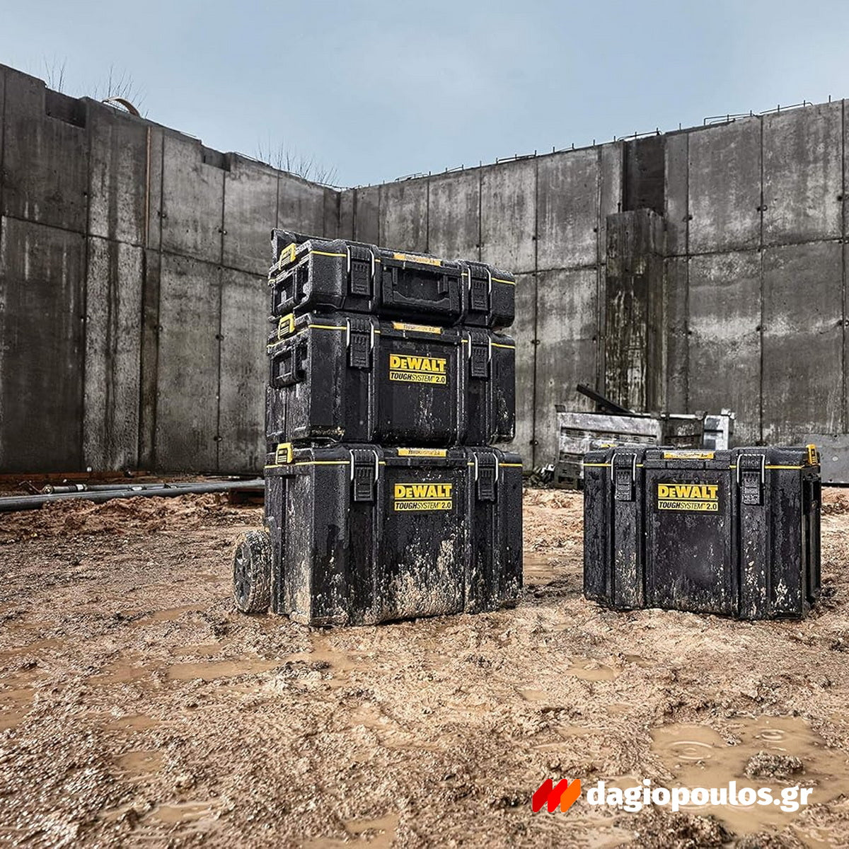 Dewalt DWST83295-1 Toughsystem 2.0 Τροχήλατο Μπαούλο Μεταφοράς & Αποθήκευσης Εργαλείων DS450