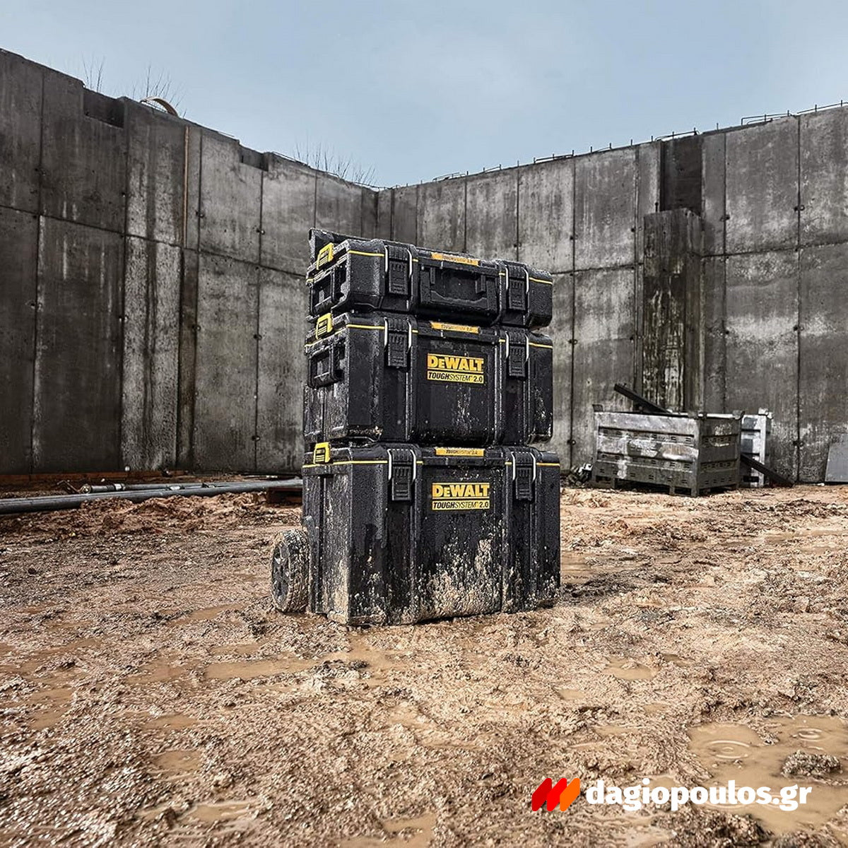 Dewalt DWST83295-1 Toughsystem 2.0 Τροχήλατο Μπαούλο Μεταφοράς & Αποθήκευσης Εργαλείων DS450