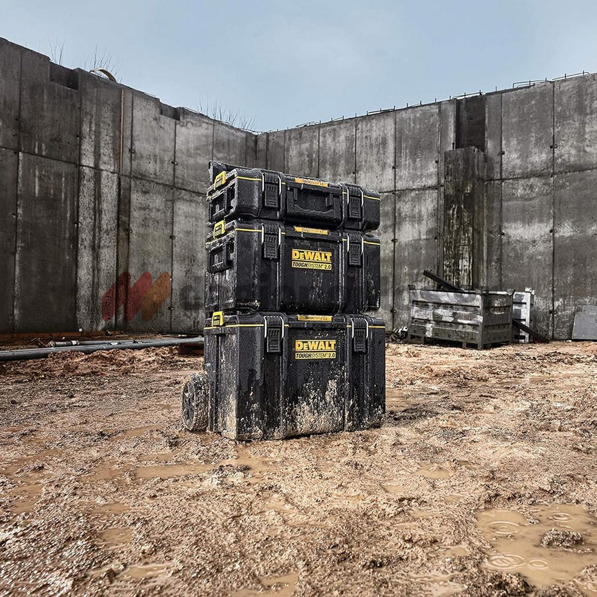 DeWalt DWST83402-1 Εργαλειοθήκη Τροχήλατη Σετ 3 Τεμ Tough System 2.0