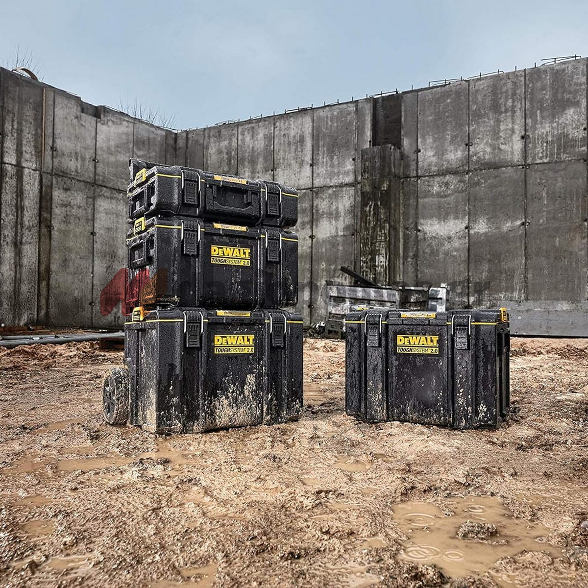 DeWalt DWST83402-1 Εργαλειοθήκη Τροχήλατη Σετ 3 Τεμ Tough System 2.0