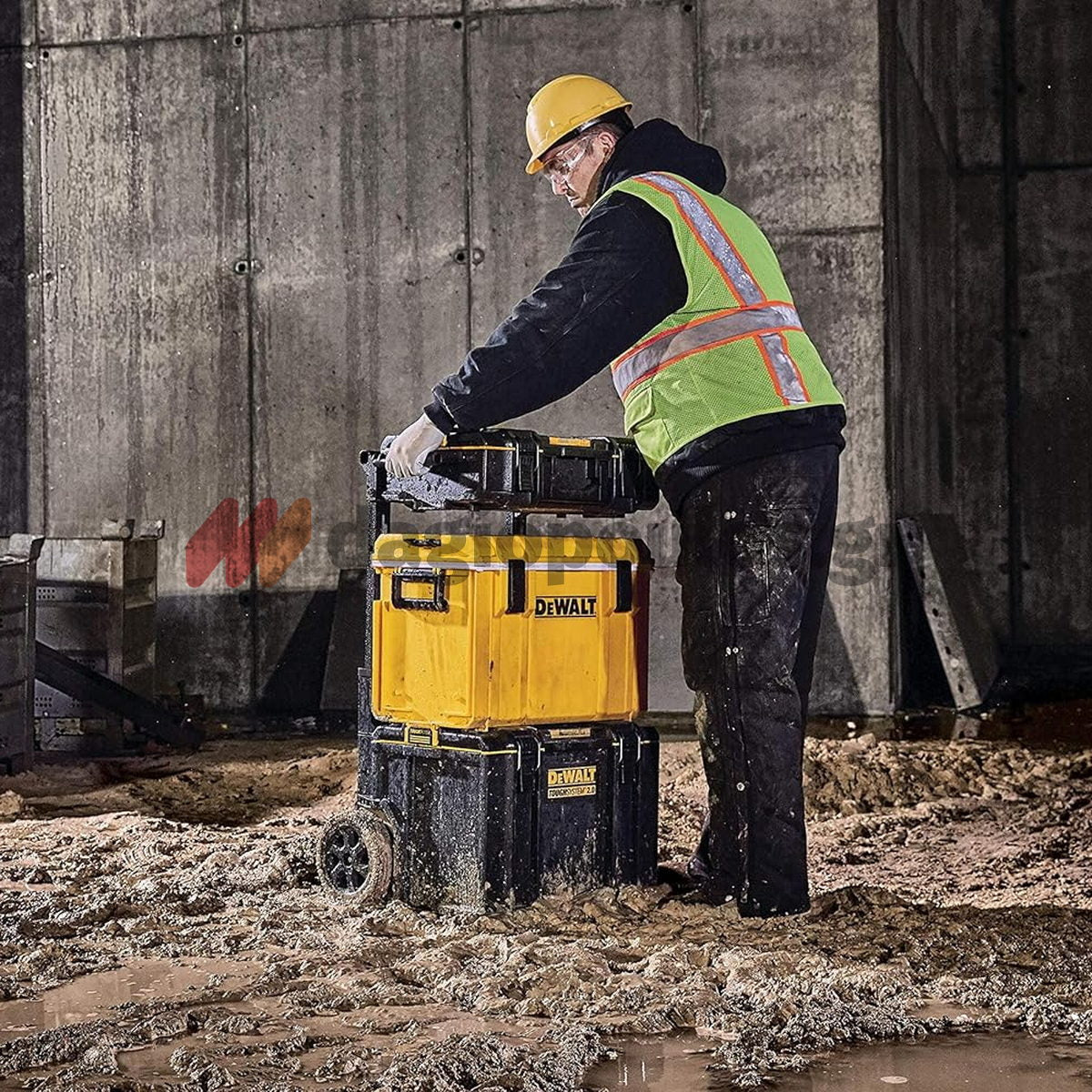 DeWalt DWST83402-1 Εργαλειοθήκη Τροχήλατη Σετ 3 Τεμ Tough System 2.0