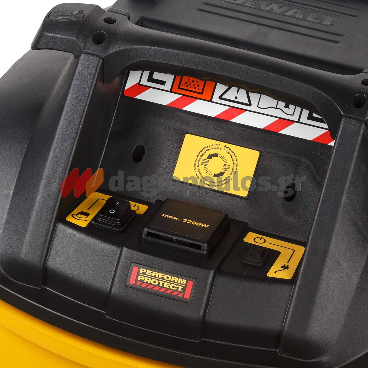 DeWalt DWV901L Ηλεκτρική Σκούπα Υγρών Στερεών 30Ltr 1400W Βαρέος Τύπου