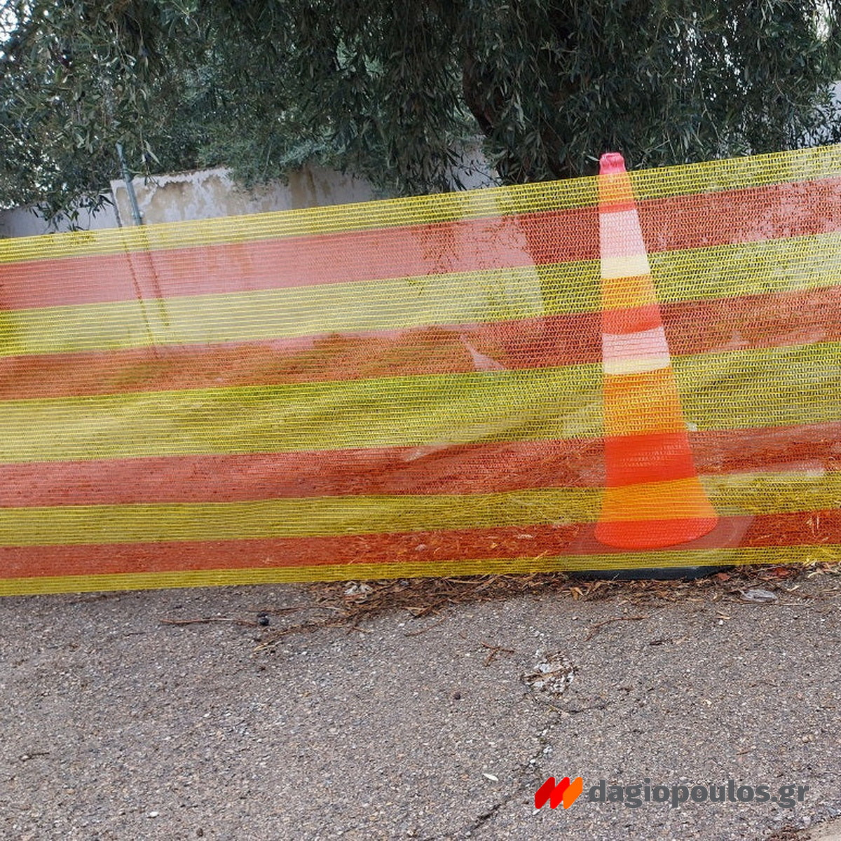 Πλέγμα Εργοταξιών Πορτοκαλί 50mtr x 1mtr