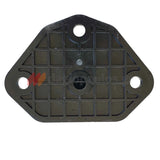 Κολωνάκι Μεταλλικό Στρογγυλό "Σπαστό" Απαγόρευσης Στάθμευσης & Οριοθέτησης Κίτρινο Με Κλειδαριά 65cm