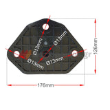 Κολωνάκι Μεταλλικό Στρογγυλό "Σπαστό" Απαγόρευσης Στάθμευσης & Οριοθέτησης Κίτρινο Με Κλειδαριά 65cm