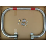 Μπάρα Παρεμπόδισης Παρκαρίσματος Αρθρωτή Γαλβανιζέ Τύπου C Με 2 Πόδια