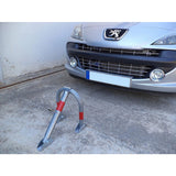 Μπάρα Παρεμπόδισης Παρκαρίσματος Αρθρωτή Γαλβανιζέ Τύπου U Με 3 Πόδια Στενή