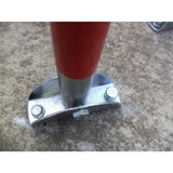 Μπάρα Παρεμπόδισης Παρκαρίσματος Αρθρωτή Γαλβανιζέ Τύπου U Με 3 Πόδια Στενή