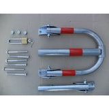 Μπάρα Παρεμπόδισης Παρκαρίσματος Αρθρωτή Γαλβανιζέ Τύπου U Με 3 Πόδια Στενή