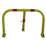 Μπάρα Παρεμπόδισης Παρκαρίσματος Αρθρωτή Γαλβανιζέ Τύπου U Με 3 Πόδια Bαμμένη