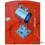 Καθρέφτης Ασφαλείας - Ελέγχου Πολυκαρβονικός Ενισχυμένος Με Γείσο 100cm