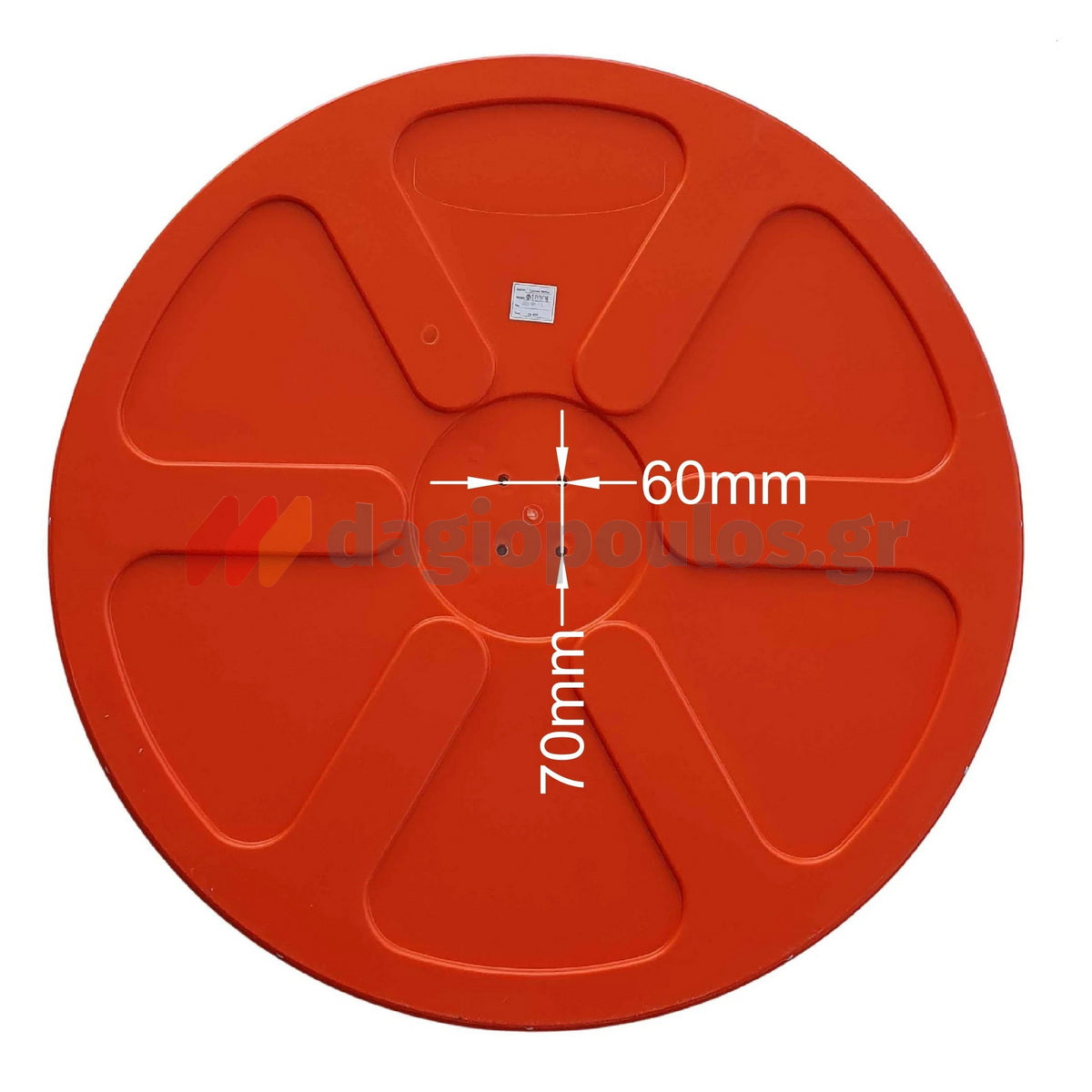 Καθρέφτης Ασφαλείας - Ελέγχου Πολυκαρβονικός Ενισχυμένος Με Γείσο 100cm