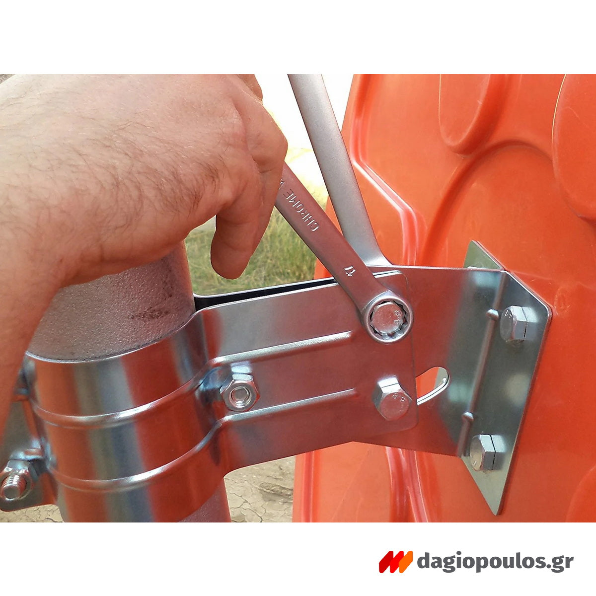 Καθρέφτης Ασφαλείας - Ελέγχου Πολυκαρβονικός Ενισχυμένος Με Γείσο 100cm