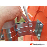 Καθρέφτης Ασφαλείας - Ελέγχου Πολυκαρβονικός Ενισχυμένος Με Γείσο 100cm