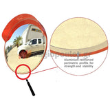 Καθρέφτης Ασφαλείας - Ελέγχου Πολυκαρβονικός Ενισχυμένος Με Γείσο 100cm